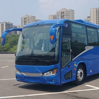 Vente en gros d'usine de bus touristiques, 24 à 52 places, 190 kW, 240 kW, batterie au lithium-acide, sièges de bus de luxe, vente de bus touristiques