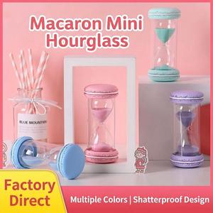 Minuteur <span class=keywords><strong>sablier</strong></span> Macaron mignon, 10/15/30 min, <span class=keywords><strong>pour</strong></span> enfants, <span class=keywords><strong>pour</strong></span> le brossage des <span class=keywords><strong>dents</strong></span>, l'étude, base en résine incassable - Product Image 3