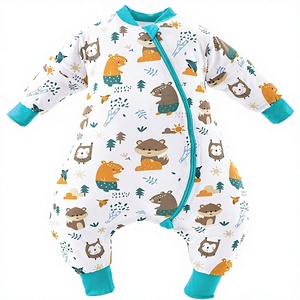 Conjunto de pelele de verano para bebé, con cierre de cremallera, 100% algodón, para niñas de 0 a 24 meses, suave, transpirable, ligero, informal, para uso diario - Product Image 2