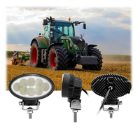 E9 certificazione Led luci da lavoro ovali 12V 24V 5.5 pollici luci da lavoro a Led due brattet trattore luce da lavoro