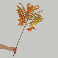 Mariage Thanksgiving Pâques Plafond Suspendu Artificiel Petit Hoggum Arbre Haute Simulation Glycine Feuilles Plante Verte Décoration