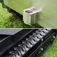 Tondeuse robot thermique sans fil télécommandée de 1000 mm de largeur de coupe, 1 mètre, sur chenilles, professionnelle, de qualité industrielle, grande taille