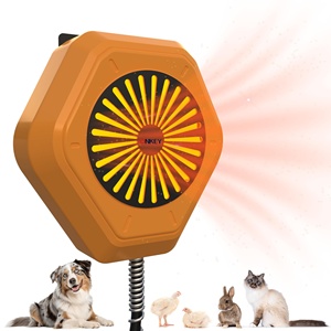 Thermostat mit Einstellbarer Temperatur, 24-Stunden-Timer, Umweltfreundlicher Langlebiger Kunststoff Winter Neujahrs-Hundehütten-Heizer für Hunde, Katzen und Kleintiere - Product Image 1