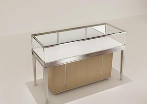 Vitrina <span class=keywords><strong>de</strong></span> Exhibición <span class=keywords><strong>de</strong></span> Joyería <span class=keywords><strong>de</strong></span> Vidrio con Esquinas <span class=keywords><strong>de</strong></span> Metal y <span class=keywords><strong>Madera</strong></span> Brillante, con Cerradura <span class=keywords><strong>de</strong></span> Seguridad, <span class=keywords><strong>de</strong></span> Calidad Perfecta, para Joyería <span class=keywords><strong>de</strong></span> Alto Valor - Product Image 2