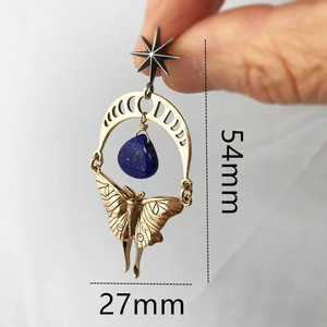 Orecchini a Forma di Stella a Otto Punte per Donne, Stile Vintage, Accessori per Orecchie da Indossare Quotidianamente - Product Image 4