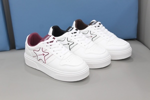 Tendances de la mode chaussures de skateboard filles décontracté femmes chaussures étoiles logo imperméable dames chaussures <span class=keywords><strong>all</strong></span>-match - Product Image 2
