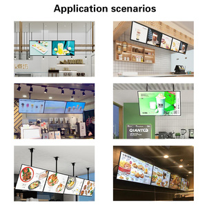 <span class=keywords><strong>Display</strong></span> Iklan Gantung Atap Dipasang Di Langit-langit Khusus Menu Digital Layar Tv Pemutar Iklan LCD UNTUK RESTORAN - Product Image 4