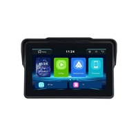 TIYPEOR 7 pouces Portable Moto Sans Fil CarPlay Android Auto Écran Moto Navigation Moto Sans Fil Moto Carplay