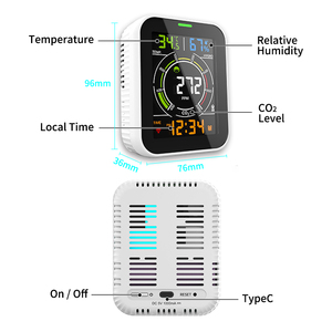 Детектор качества воздуха CO2 для помещений с измерением PM2.5, температуры и влажности, высокоточный, с подключением по Wi-Fi - Product Image 6