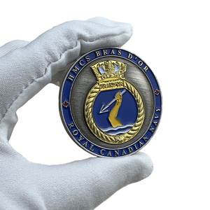 Venta directa de fábrica, moneda de desafío canadiense 3D personalizada, plata antigua y oro, doble chapado, recuerdo artesanal de Metal coleccionable - Product Image 3