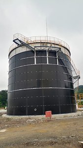 Schumann Tank Automatic Large Scale Anaerobic Digester Tank <strong>Reactor</strong> 4000m 316L Stainless Steel Manhole <strong>Agitator</strong> Flange - Product Image 2