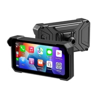 Écran 6,25'' 4K, navigation GPS pour moto, CarPlay sans fil, Android Auto, GPS, moniteur DVR pour moto, TPMS, télécommande, WiFi intégré