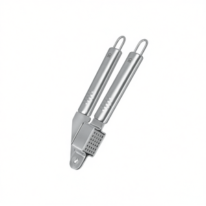 Prensa de ajo Metaltex de acero inoxidable, utensilio de cocina para triturar ajo - Product Image 2