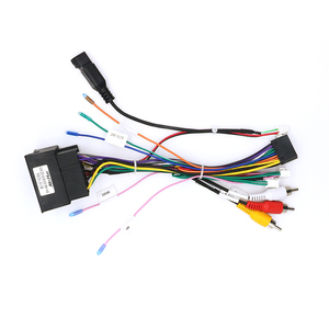 Meihua Android 1din Car Radio Plastic Fascia Frame Panel de salpicadero para VW <span class=keywords><strong>Tiguan</strong></span> <span class=keywords><strong>2017</strong></span> Cables de arnés de cableado - Product Image 3