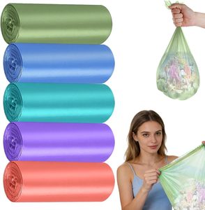 ถุงขยะพลาสติก HDPE แบบเสื้อยืดสั่งทำพิเศษ พร้อมพิมพ์โลโก้ สำหรับซูเปอร์มาร์เก็ต ร้านขายของชำ และใช้ในครัวเรือน รับผลิตแบบ OEM - Product Image 1