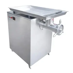 Mesin pencincang daging beku, mesin penggiling daging segar elektrik otomatis