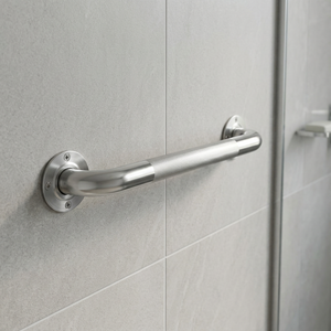 Barre d'appui murale en acier inoxydable de 16 pouces, barre de sécurité antidérapante pour salle de bain, conforme aux normes ADA, finition polie brossée - Product Image 6