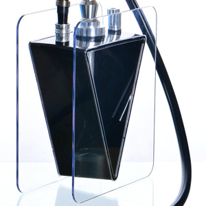 <span class=keywords><strong>Cachimba</strong></span> árabe <span class=keywords><strong>triangular</strong></span> de acrílico, juego completo, grande, transparente, para bar, hogar y fiestas - Product Image 3