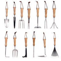 Ensemble d'outils de jardin en acier inoxydable : pelle, truelle, râteau, boîte cadeau, fournitures, outils à main pour le jardin