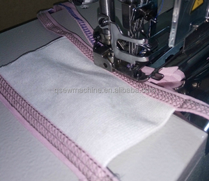 Machine à coudre industrielle QS-500-02 à lit plat à entraînement direct pour bandes d'emballage, interlock et rubans élastiques à bords roulés - Product Image 4