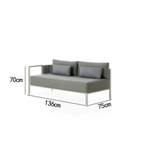 Ensemble de salle à manger rotatif en rotin plastique haute densité, design nordique, résistant à l'eau et au soleil, pour jardin et balcon