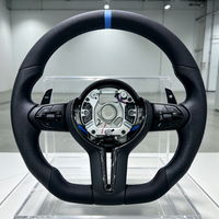 Volant en cuir noir pour BMW F10 F30 F20 F15 F18 F25 F31 F32 F02 F07 F11 F23 F35 F36 F06 F48 F49 F39 F26 F16