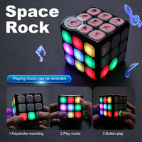 Console de jeu électronique éducative personnalisée avec lumières pour cube de puzzle, rechargeable, multifonction, pour enfants, écologique