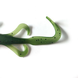 Leurre en caoutchouc OEM 11cm 5.3g, appât artificiel souple à queue bouclée pour la pêche - Product Image 6
