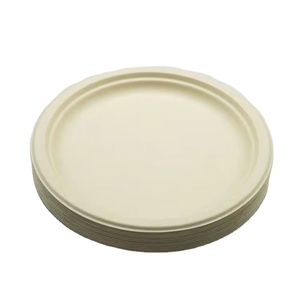 Venta de Fábrica: Platos Desechables Compostables de Bagazo de Caña de Azúcar de Alta Resistencia para Servicio de Catering en Restaurantes - Product Image 1