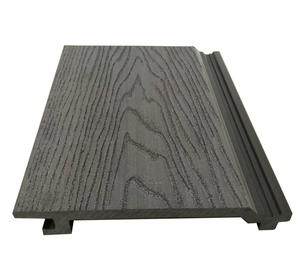 Wpc bois <span class=keywords><strong>façade</strong></span> revêtement mural wpc panneau mural <span class=keywords><strong>extérieur</strong></span> 3D gaufrage imperméable anti-UV revêtement mural en composite bois-plastique prix - Product Image 3