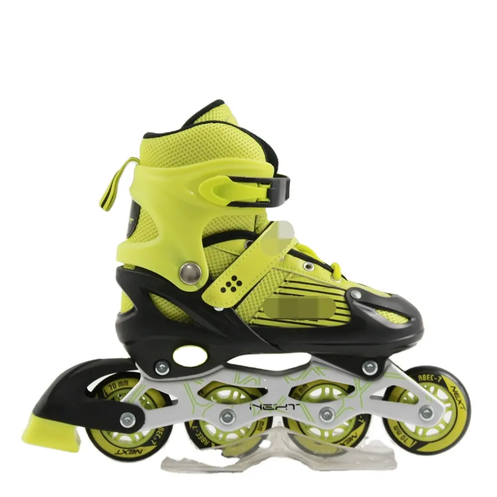 Sapatos de patins retráteis personalizados, sapatos inline e roller retráteis para crianças, meninos, meninas, homens, 4 rodas, velocidade, tênis kick