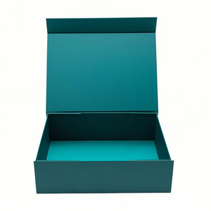 Caja de Regalo Magnética Plegable Negra Mate Biodegradable de Lujo con Logotipo Personalizado, Impresión Flexográfica, Embalaje Grande para Ropa en Cartón - Product Image 6