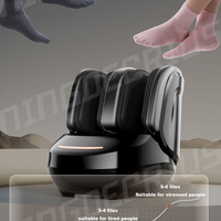 Appareil de massage des pieds électrique domestique Shiatsu ergonomique avec rouleaux, pétrissage, fonction chauffante et minuterie