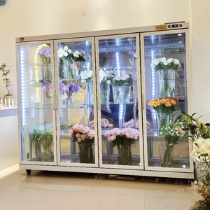 Arredamento Refrigerato Personalizzato per Fioristi - Espositore Refrigerato con Scaffalature a Gondola per Interni di Negozi - Product Image 1