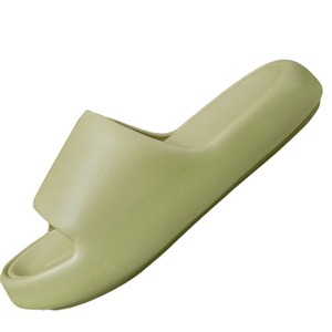 Home <b>Slippers</b> Thick Soled Soft Non Slip For Women Men Indoor Bathroom <b>Summer</b> Autumn Winter Green Black White - Product Image 5