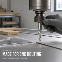 Fraise à double dent à coupe droite pour gaucher, à pointe en carbure, en carbure monobloc, pour fraisage CNC et gravure, finition brillante