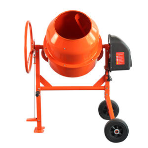 Harga Pabrik Mesin Pengaduk Semen 140L 110V Gerobak Dorong Manual Kecil Mesin Pengaduk Beton 12 Yard - Product Image 1