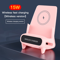 Station de charge sans fil magnétique 15W avec support USB et support de téléphone/tablette pour bureau - Multifonctionnelle