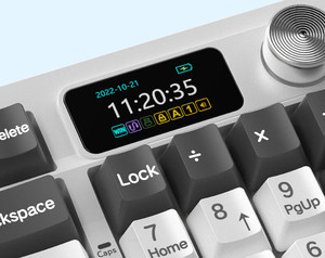 102 Keys Tri-Mode Mechanical <strong>Keyboard</strong> with Screen, RGB Wireless Gaming <strong>Keyboard</strong>, Creamy Mahjong Sound - Product Image 3