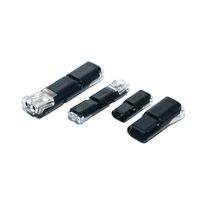 Connecteur de fil PCB plat femelle à boîtier en nylon, personnalisable en gros, 1, 2 ou 3 broches, à connexion rapide, 6 ampères, 36 V