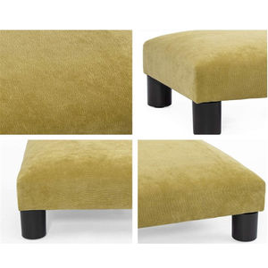 Pequeño otomano reposapiés arte geométrico cuboide cilindro de 17,5x17,5x9 otomana sofá - Product Image 2