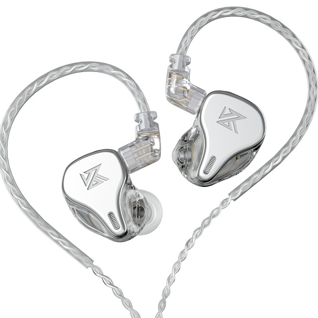KZ-DQ6 HiFi Wired In-Ear Earphones 3.5mm Three Dynamic Units Noise Cancelling Bass Headset for Karaoke Live Streaming Gaming