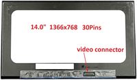 شاشة عرض بديلة جديدة 14.0 بوصة عالية الدقة EDP MB140AN01-3 بدقة 1366×768 و30 دبوس لشاشة LCD للحاسوب المحمول