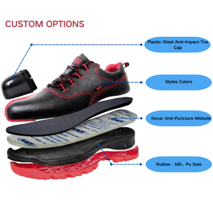 007 daim cuir unisexe chaussures <span class=keywords><strong>de</strong></span> sécurité respirant anti-écrasement chaussures plates <span class=keywords><strong>de</strong></span> protection <span class=keywords><strong>pour</strong></span> les chantiers <span class=keywords><strong>de</strong></span> construction orteil en acier - Product Image 6