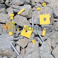 Barres d'ancrage autoperceuses en acier SINOROCK R32, barres creuses de 32 mm de diamètre, capacité de 5 tonnes pour le soutien au sol et l'ingénierie des pentes