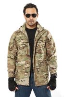 Veste tactique en toile 2024 CP Multicam imperméable coupe-vent uniforme pour le jeu/garde de sécurité/entraînement en gros