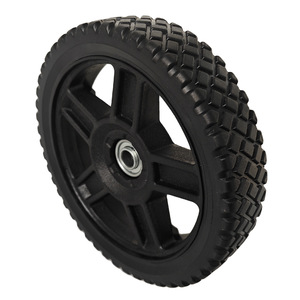 <b>Plastic</b> Caster <b>Wheel</b> 8 Inch Ball Bearing Firm Tread For Lawnmower And Grill - Product Image 1