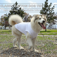 Gilet personnalisé pour chien, style classique cool, en coton léger et respirant, design par sublimation, vêtements pour animaux de compagnie été printemps automne, taille XS