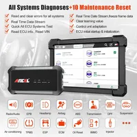 Herramienta de escáner de diagnóstico OBD2 Ancel X7 para coche de 12V, Sistema completo OBD 2, escáner automotriz, programación de llaves TPMS, herramientas de diagnóstico de coche
