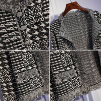 Robes décontractées élégantes pour femmes ALIKE, style A, nouvelle mode printemps, ensemble jupe et manteau à carreaux, ODM, grande taille, deux pièces, naturel